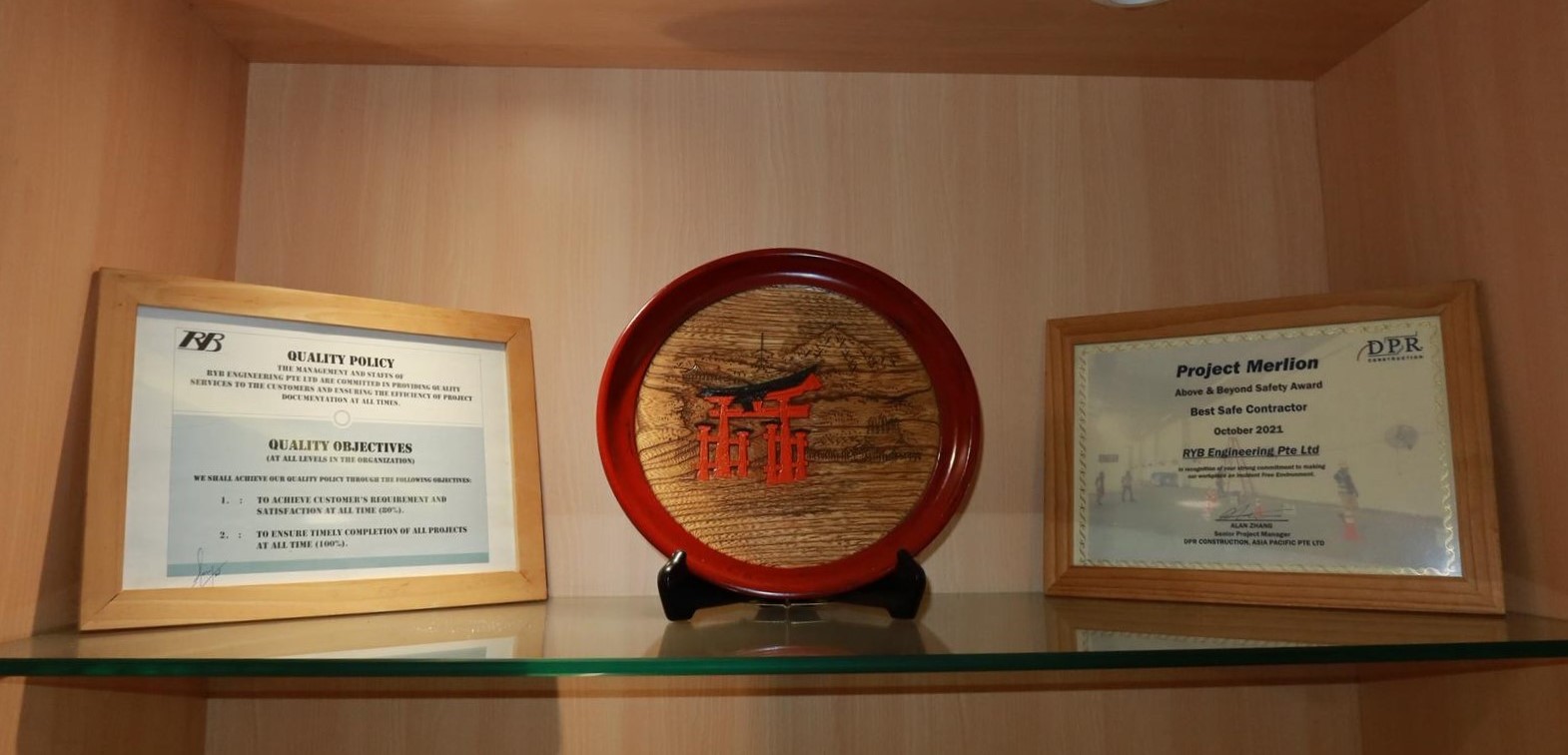 RYB Display Of Awards A